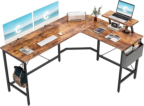 Cubiker Modern L-Shaped Computer Office Desk