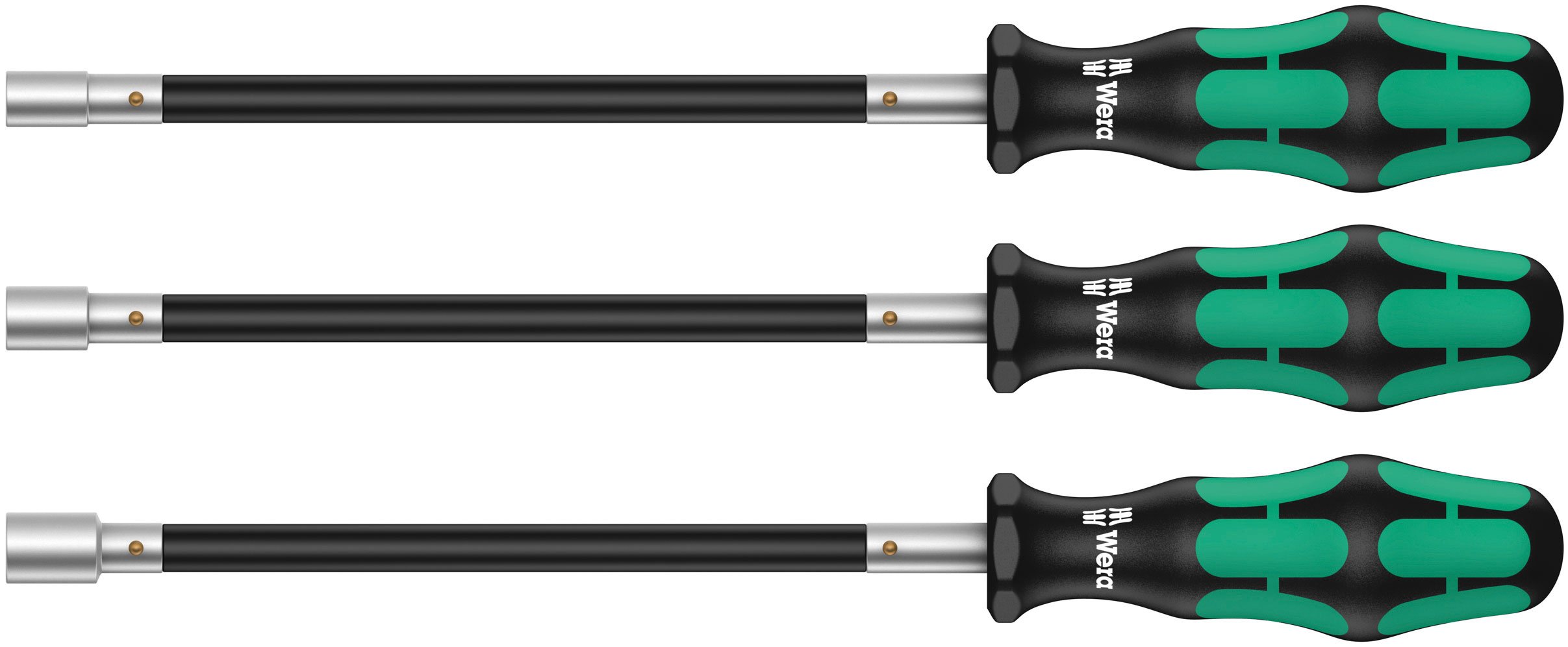 Wera 391/3 Hose clamp Screwdriver Set, 3 Pieces, 05135311001