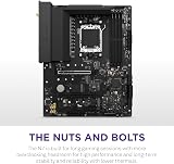 NZXT N7 B650E ATX Gaming Motherboard AMD AM5 Ryzen 8000 7000 DDR5 WiFi 6E Black view 3
