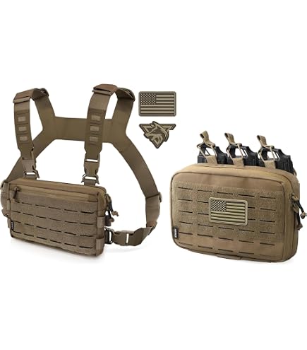 Amazon.com: WYNEX Tactical Chest Rig Pack for Men, Running Chest