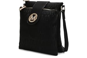 MKF Crossbody Bags for women - Adjustable Strap - Vegan Leather - Crossover Side Messenger Womens Purse