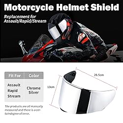 Helmet Shield For Assault/Rapid/Stream Full Face