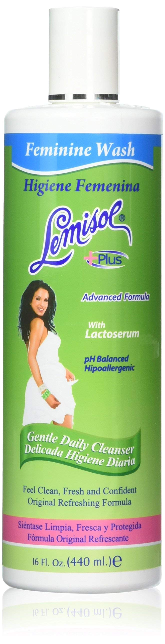 Lemisol Plus Gentle Daily Cleanser, Original Refreshing Formula, 16 Oz (Pack of 2)