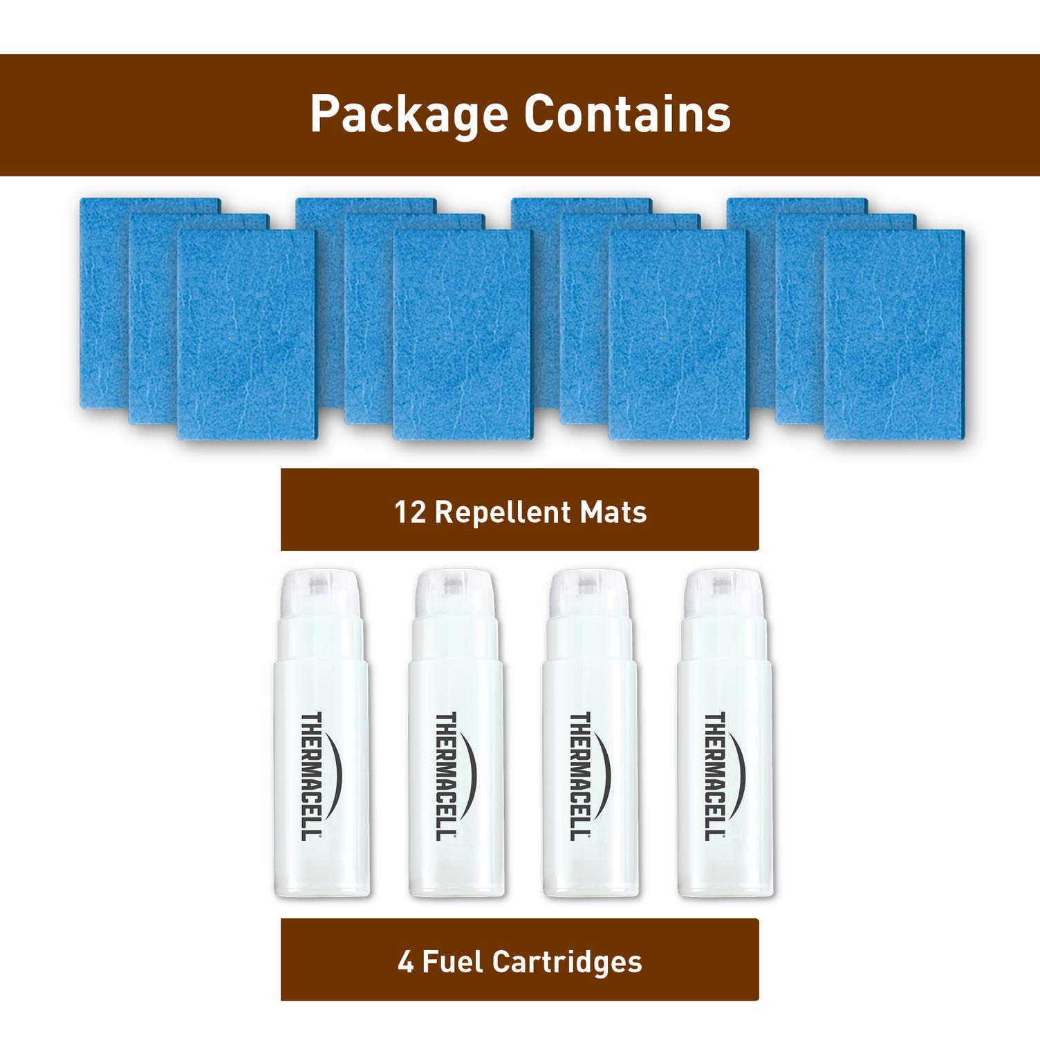 Thermacell Earth Scent Mosquito Repellent Refills; Contains 12 Scented