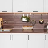 Ravinte 10 Pack Kitchen Door Handles Black 160mm Cupboard Pulls Square Bar view 6