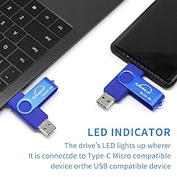 AVOMOCO 3.1 512GB 3 in1 High Speed Photo Backup