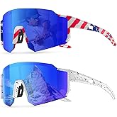 BOLLFO Youth Polarized Sports Sunglasses, UV400 Protection Cycling Sun Glasses for Men Women Youth Cycling Fishing Driving