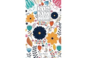 Pocket Calendar 2026-2027 for Purse: Small 2-Year Monthly Planner from January 2026 to December 2027