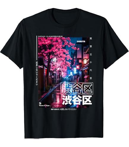 Amazon.com: Tokyo City 80s Synthwave Racing Car Japan Tokyo T