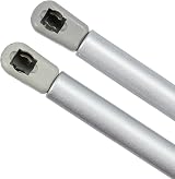 Bohaner 40N Gas Struts Cabinet Hinges 2Pcs Lift Up Stainless Silver view 3