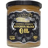 Odie's Industrial Strength Butcher Block Oil 9 oz Food Safe Curing Finish | Protect &amp; Waterproof Butcher Blocks, Cutting Boards &amp; Furniture!