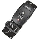 Samsonite Luggage Strap, Black, Combination Lock