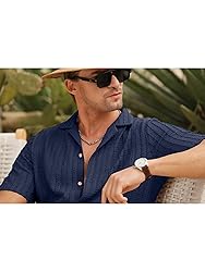 HOTake Men's Summer Beach Vacation Shirts Casual