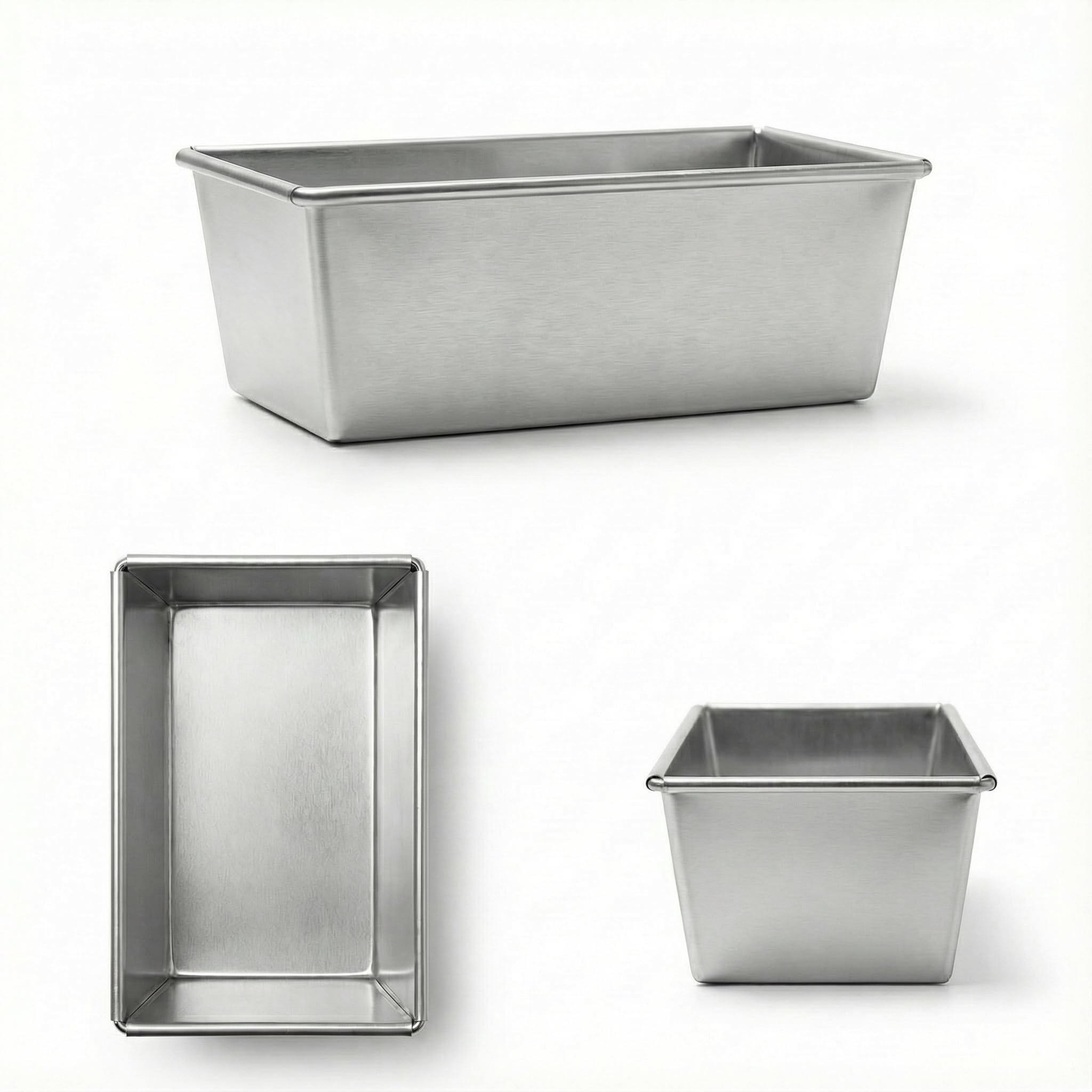 EUROTINS Bread Loaf Pan Baking Tin Professional Bakeware - 27 cm x 15.5 cm - 11 cm deep (4LB)