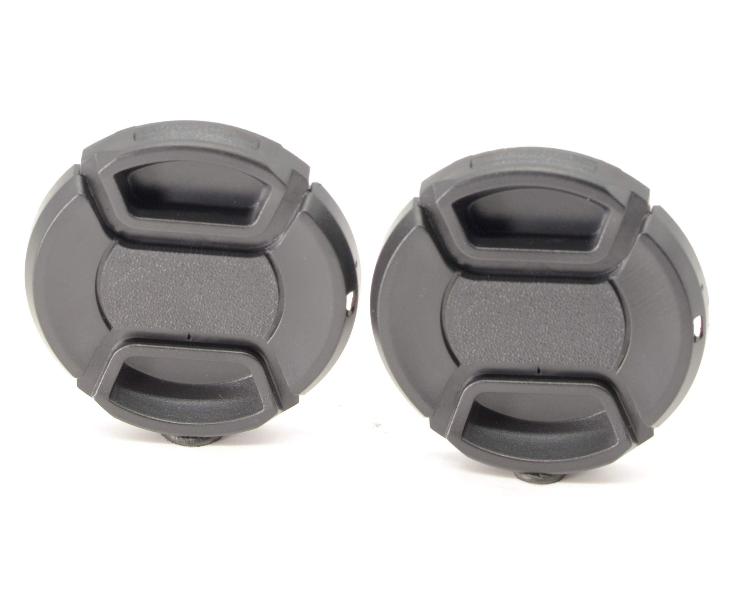 PROtastic® 52mm Lens Caps (Pack Of 2) - Spring Loaded Pinch Cap Wont Fall Off. Fits Nikon, Canon, Pentax etc. LC-52 E-52