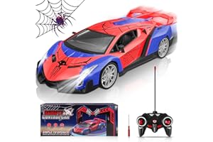 Vigamen Spider Remote Control Car for Boys 4-7 8-12, Fast RC Car Toy with Light & Controller, Hobby Race Car Toys for 4 5 6 7 8 9 10 11 12+ Year Old Boy Birthday Gift Ideas