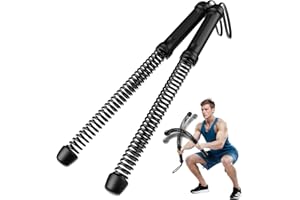 2PCS Weighted Ropeless Battle Ropes for Home Gym, Heavy Duty Arm Exerciser for Strength Training, Portable Battle Rope for Ad