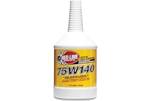 Red Line 57914 75W140 GL-5 Synthetic Gear Oil for Hypoid Limited Slip Differentials - 1 Quart