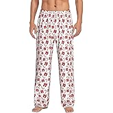 oattow Halloween Pajama Pants Funny PJ Pant for Men Women Matching Couples Unisex