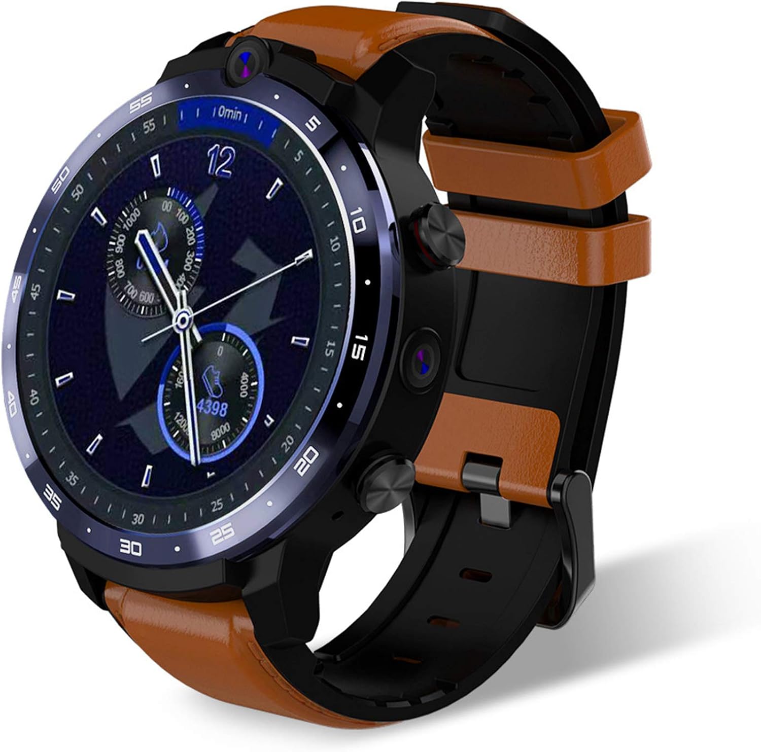 Zwbfu LEM12 Pro 4G LTE Smart Watch 4 + 64GB Android 10.0 Smartwatch 5MP + 8MP Cámaras duales