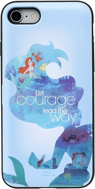Amazon Co Jp ディズニー プリンセス Latootoo Iphone Se 第2世代 8 7 ケース カード収納型 ミラーシート付き アリエル 家電 カメラ