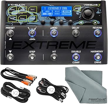 Tc Helicon Voicelive 3 Extreme Guitar Vocal Effects Processor And Looper With Fx Automation And Accessory Bundle Amazon Ca Musical Instruments Stage Studio