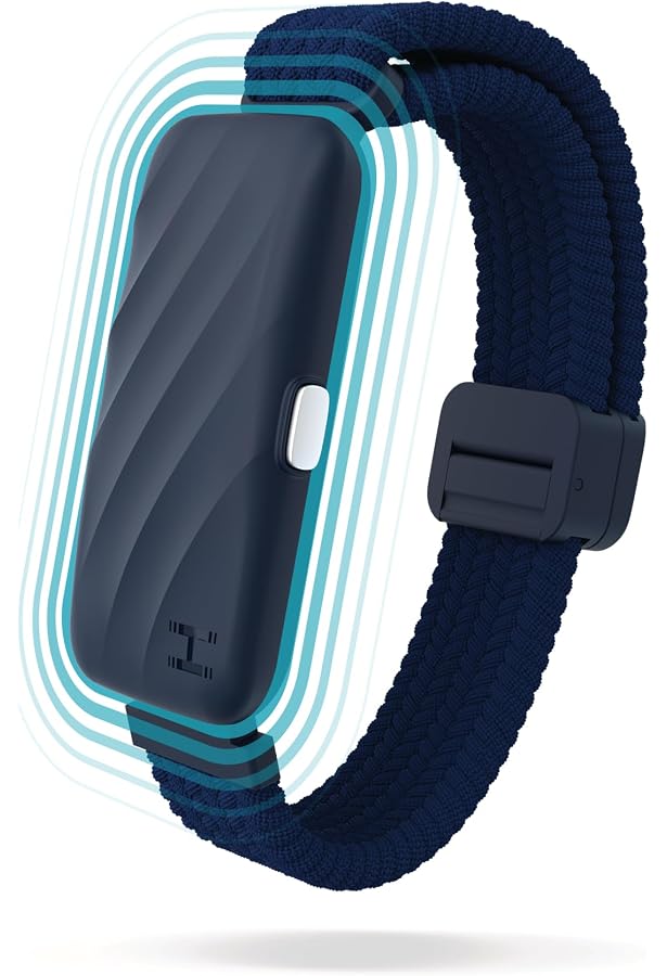 Pulsera De Alarma Vibratoria Silenciosa – Recargable, 8 Alarmas, Monitor De Sueño, Ideal Para Dormir, Viajes, Reuniones