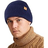 TOP-EX PolarWool™ Merino Wool Beanie Fleece-Lined Warm Winter Hat for Cold Weather Hiking Skiing Running