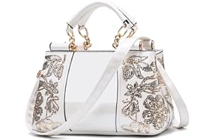 Nevenka Handbags For Women Patent Leather Designer Purse Suitable for Shopping Party Daily Use