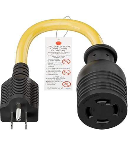 CS8265 Industrial Grade 3-Pin Male Plug To L14-30R 4-Prong Female