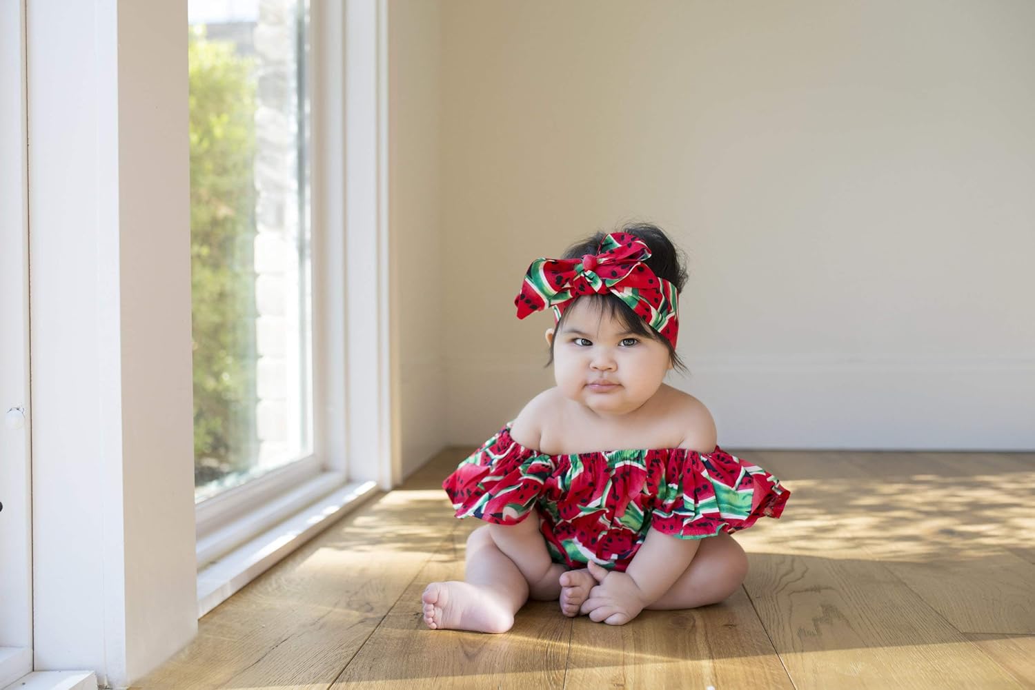 Watermelon romper for baby Clearance