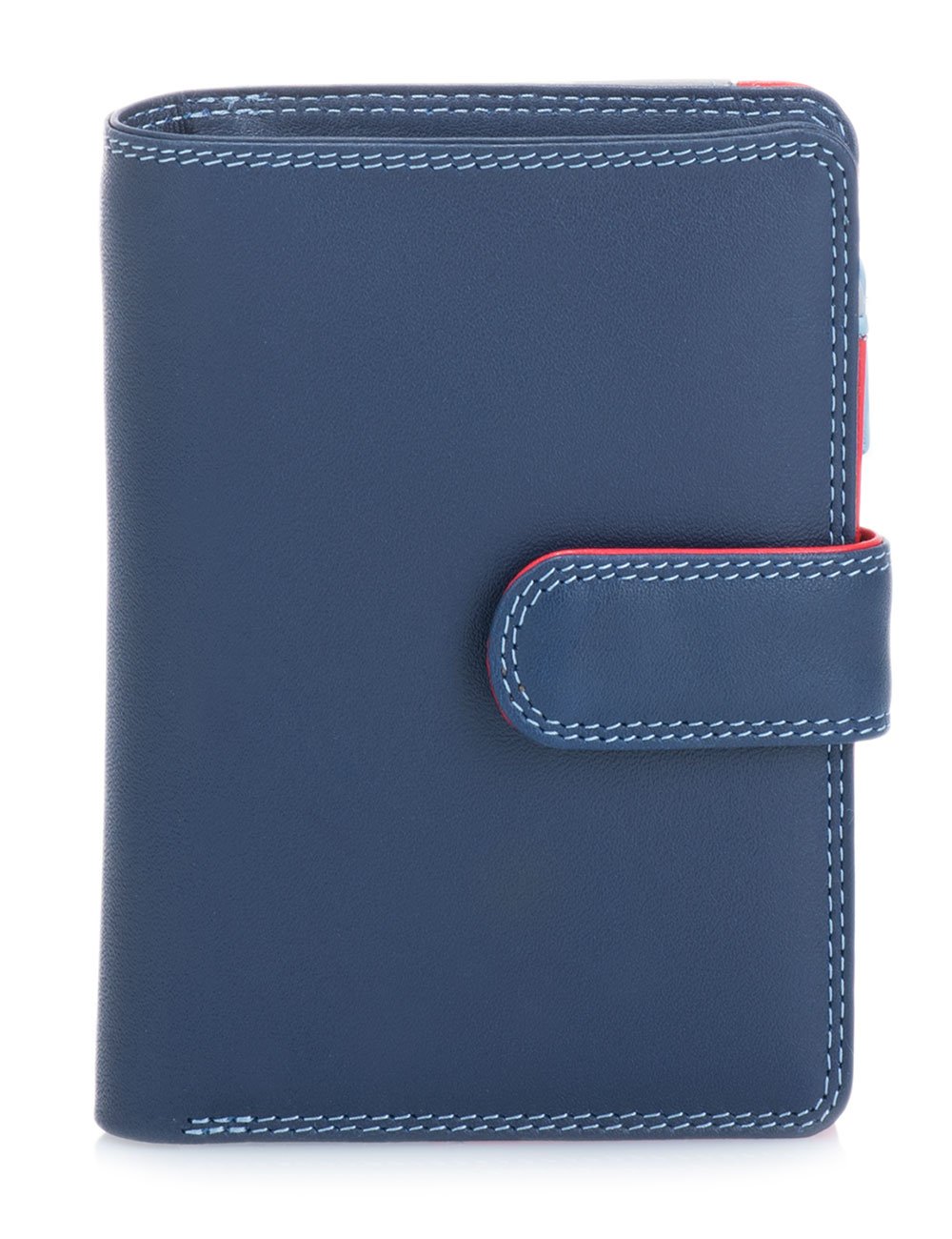 mywalit Leather Women's Wallet Medium Snap Wallet - 390-127 Royal