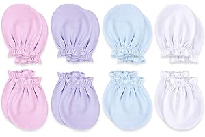 KiddyCare Hand Mittens No Scratch for Newborn Baby Boy/girl - Infant Gloves Mitts for 0-6 Months - Preemie Mittens for Babies