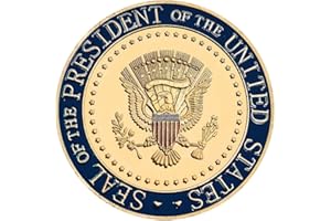 FASMESK White House Challenge Coin - Premium Craftsmanship, Intricate Architectural Detail, Symbol of American History, Comes in Gift Box