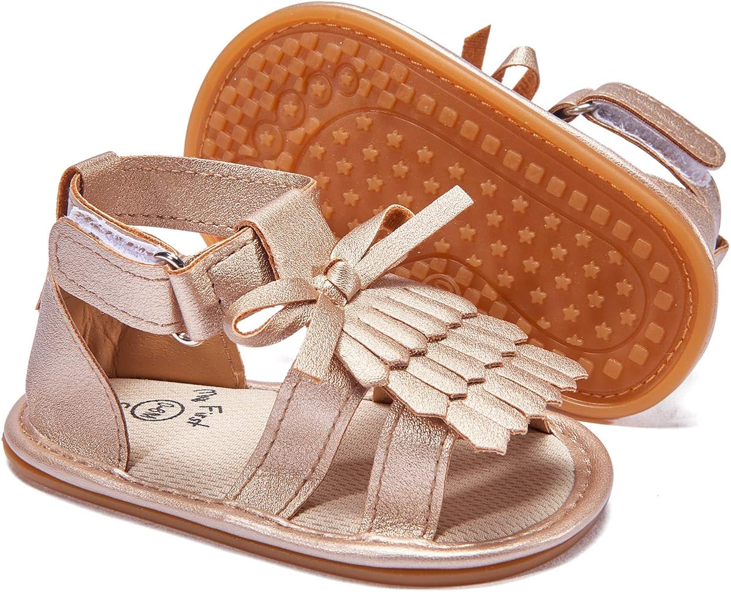  | BMCiTYBM Baby Girls Sandals Summer Shoes Lightweight Non-Slip Rubber Sole Newborn Infant First Walkers 3 6 9 12 18 Months | Sandals