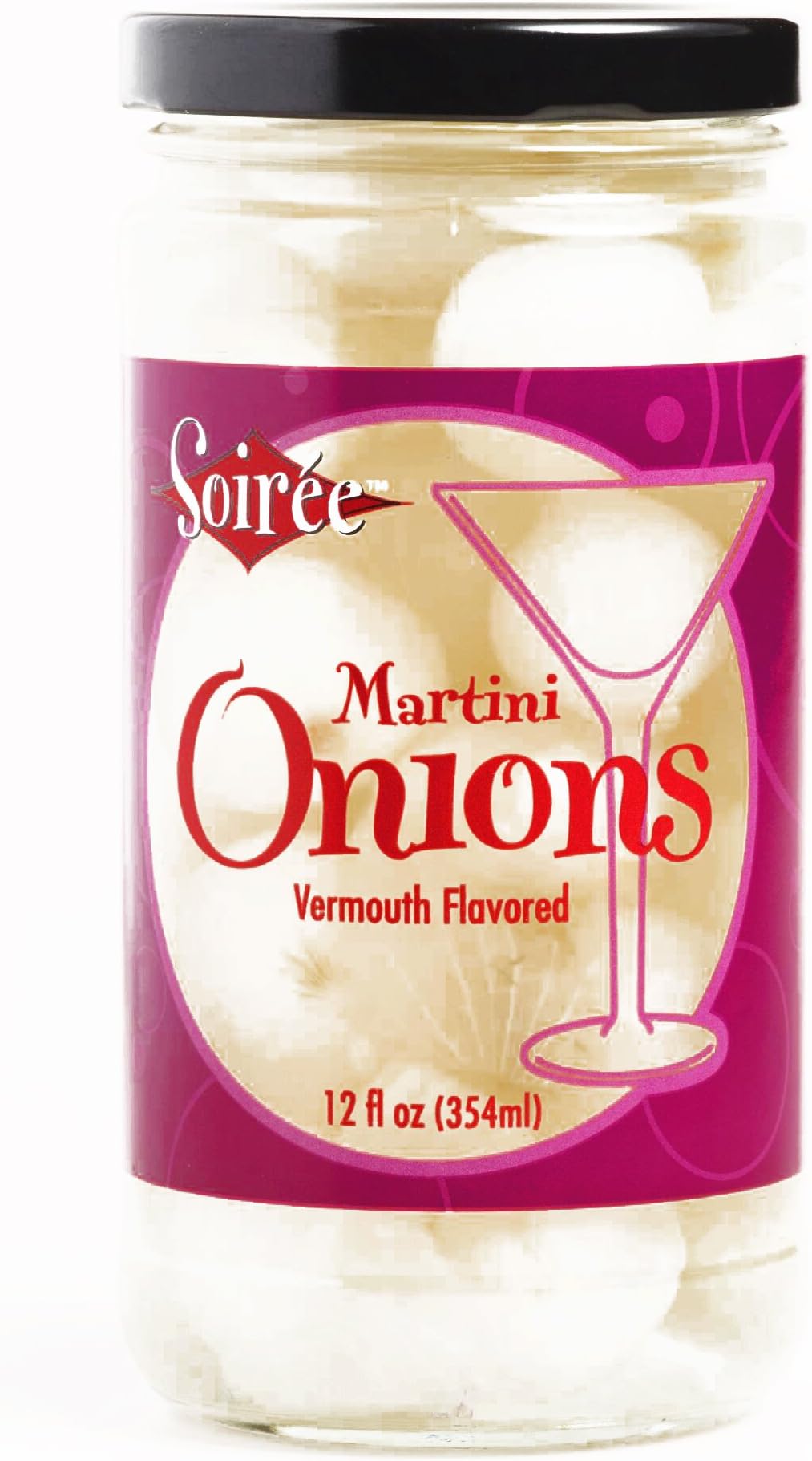 Soiree Martini Onions 12 oz each (6 Items Per Order, not per case)