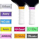 Lamdiy Personalized Pickleball Paddle Name Bands Pickleball Paddle Band | Custom Pickleball Name Band for Paddles Personalized Silicone Pickleball Ring Grip Bands for Pickleball Lovers