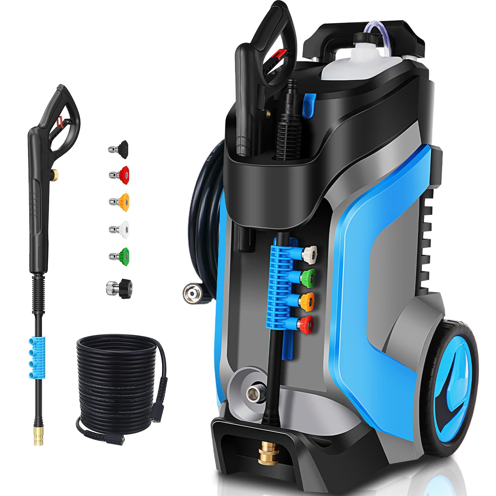 Photo 1 of ***MISSING HOSE*** commowner Electric Pressure Washer 4.0GPM Power Washers with M22-14mm Pressure Hose 33FT, Power Sprayers High Pressure with 1/4" QC Compatible Surface Cleaner for Home Cars Driveways