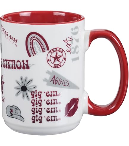 Amazon.com: RFSJ INC. Alabama Crimson Tide XL Ceramic Relief (3D) Coffee Mug  - Official Logo and Team Colors, 23oz : Sports & Outdoors