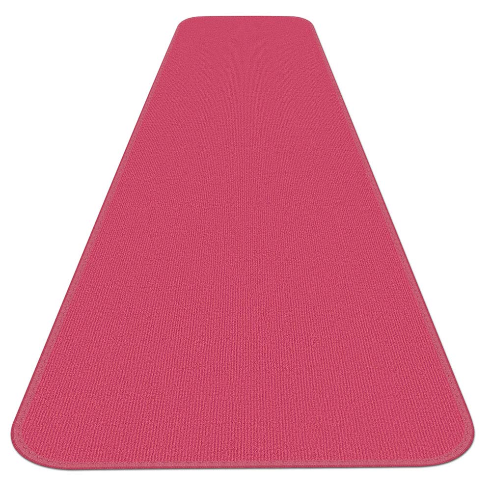 House, Home and More Pink Carpet Aisle Runner - 3 Feet x 10 Feet