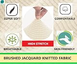 SAMSTEX 1 Seater Sofa Cover Beige High Stretch 1-Piece Anti-Slip Machine view 4