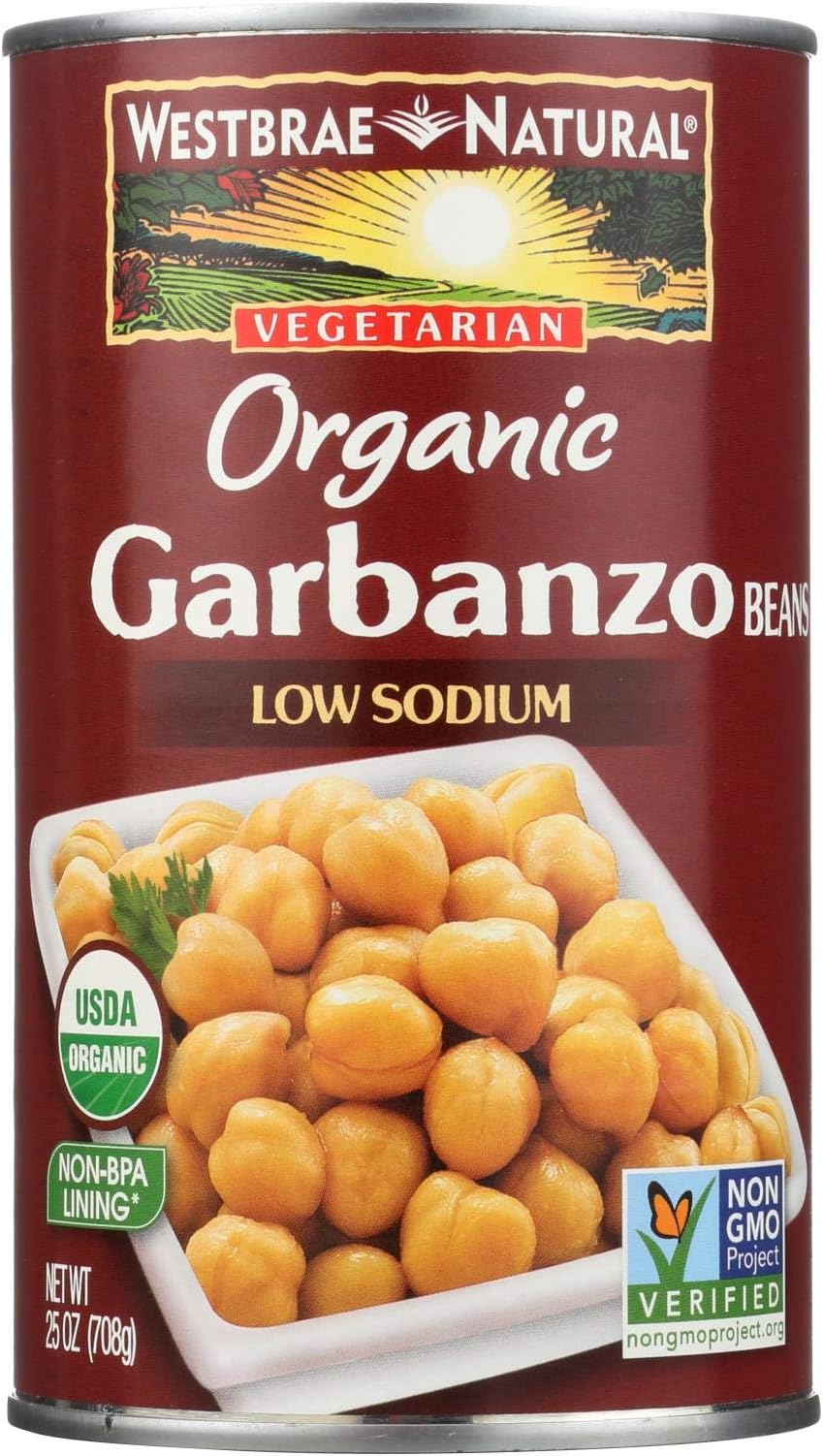 Organic Garbanzo Beans 25 Ounces (Case of 12)