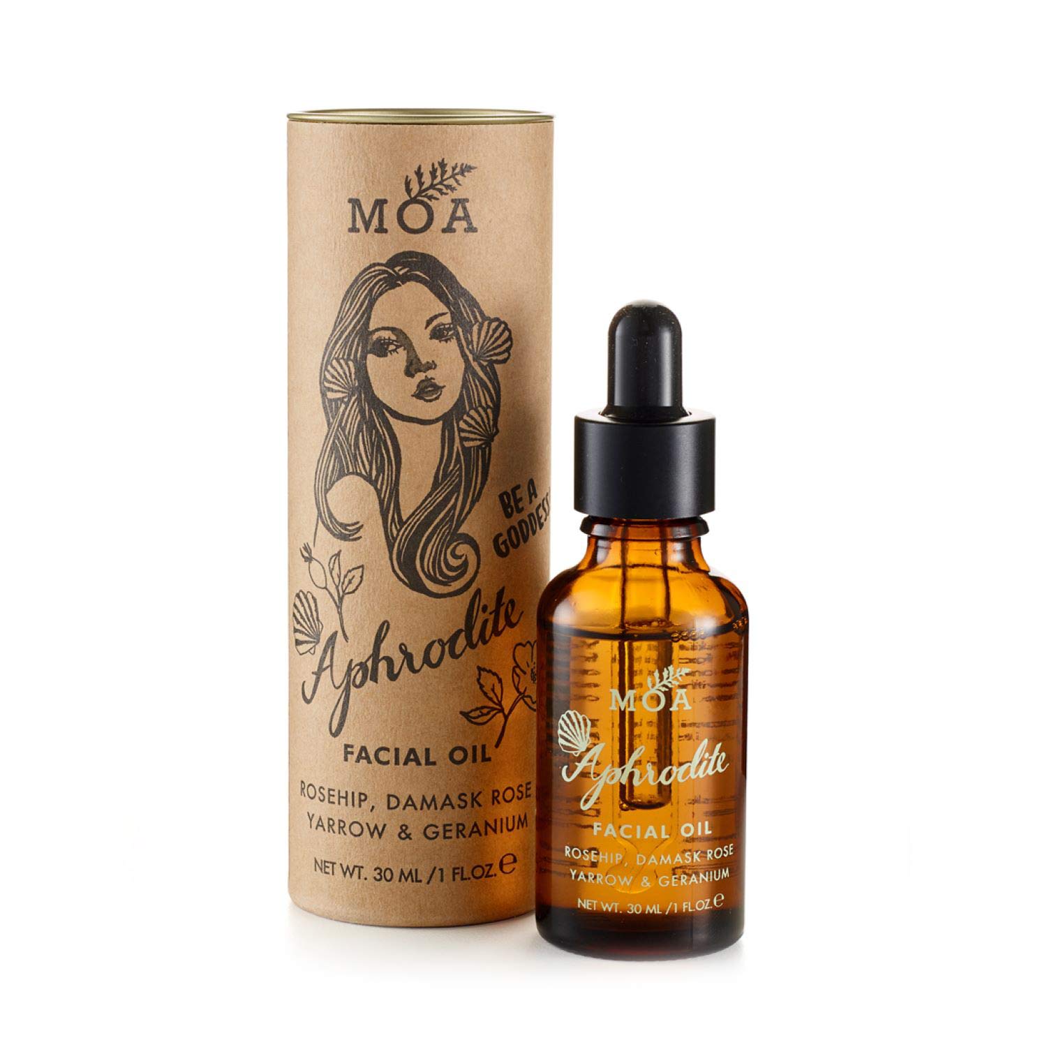 MOA - Magic Organic Apothecary Aphrodite Perfect Glow Renewal Facial Oil, All Natural Organic Facial Oil