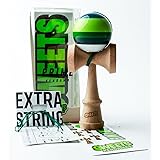 Sweets Kendamas 5-Stripe Prime Kendama - All Levels, Stripe Design, Extra String Accessory Gift Bundle (Dougie)