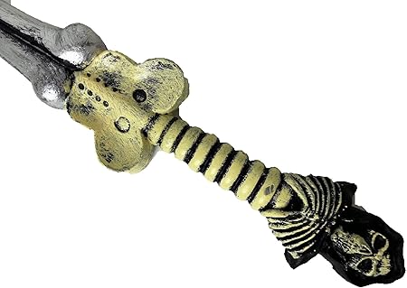 Amazon Kiumi 骨剣 髑髏剣 97 樹脂製 刀 剣 怖い ドクロ 悪役 悪人 コスプレ 演劇 恐怖 仮面ライダー 妖怪ウォッチ ドラゴンクエスト エクスカリバー マスターソード ブレード エリュシデータ ダークリパルサー 西洋剣 洋剣 P27 コスプレ 仮装 通販