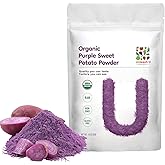 UNLEASH'D ORGANIC Organic Purple Potato Powder 16 oz – 100% Pure Natural Superfood, Rich in Antioxidants & Plant Nutrients