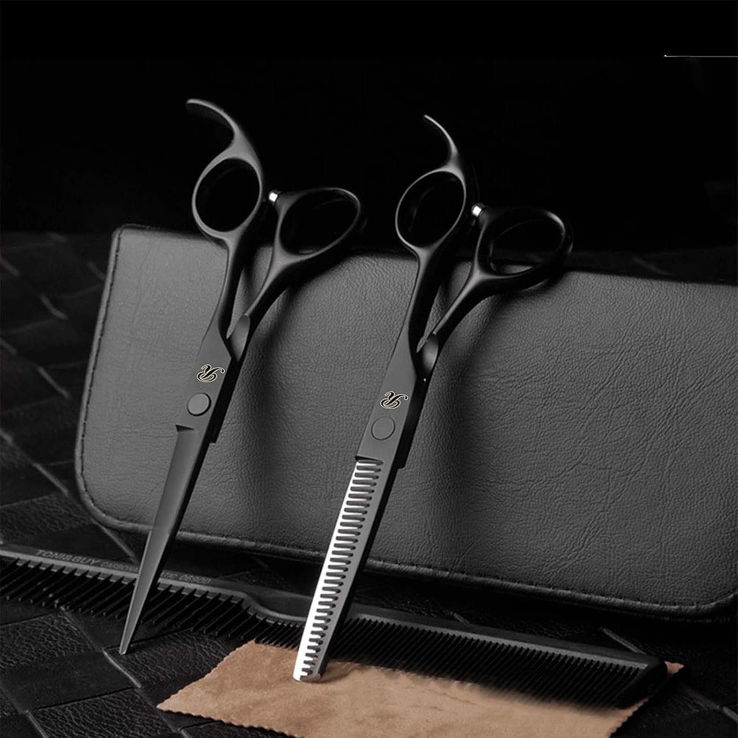 barber scissors set amazon