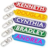 SODWINCO Custom Name Keychain, Luggage Tag, Name