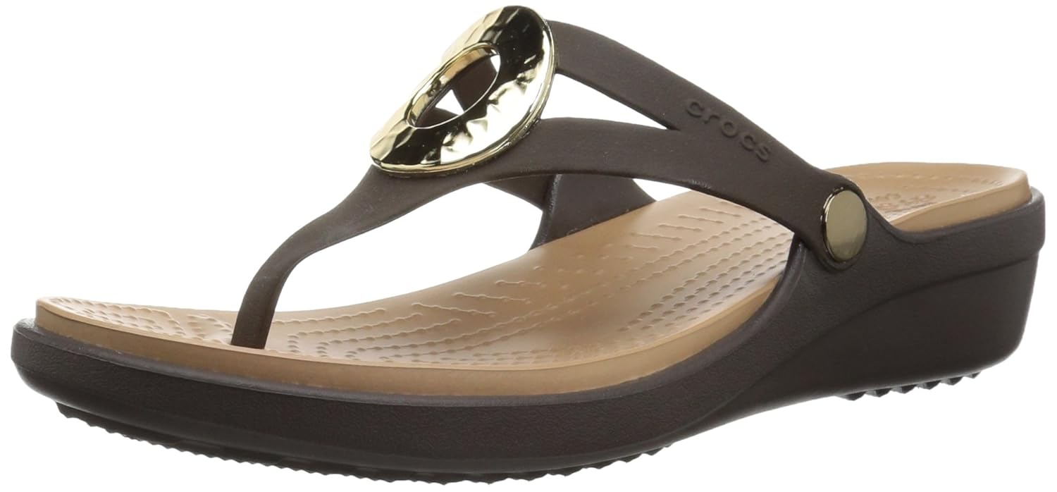 crocs sanrah hammered sandal