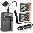 Kastar Battery 2x and Charger for Kodak KLIC-7006, Kodak EasyShare M22, M23, M200, M522, M530, M531, M532, M550, M552, M575, M577, M580, M583, M750, M873, M883, M5350, M5370, MD30, Mini, Touch Digital